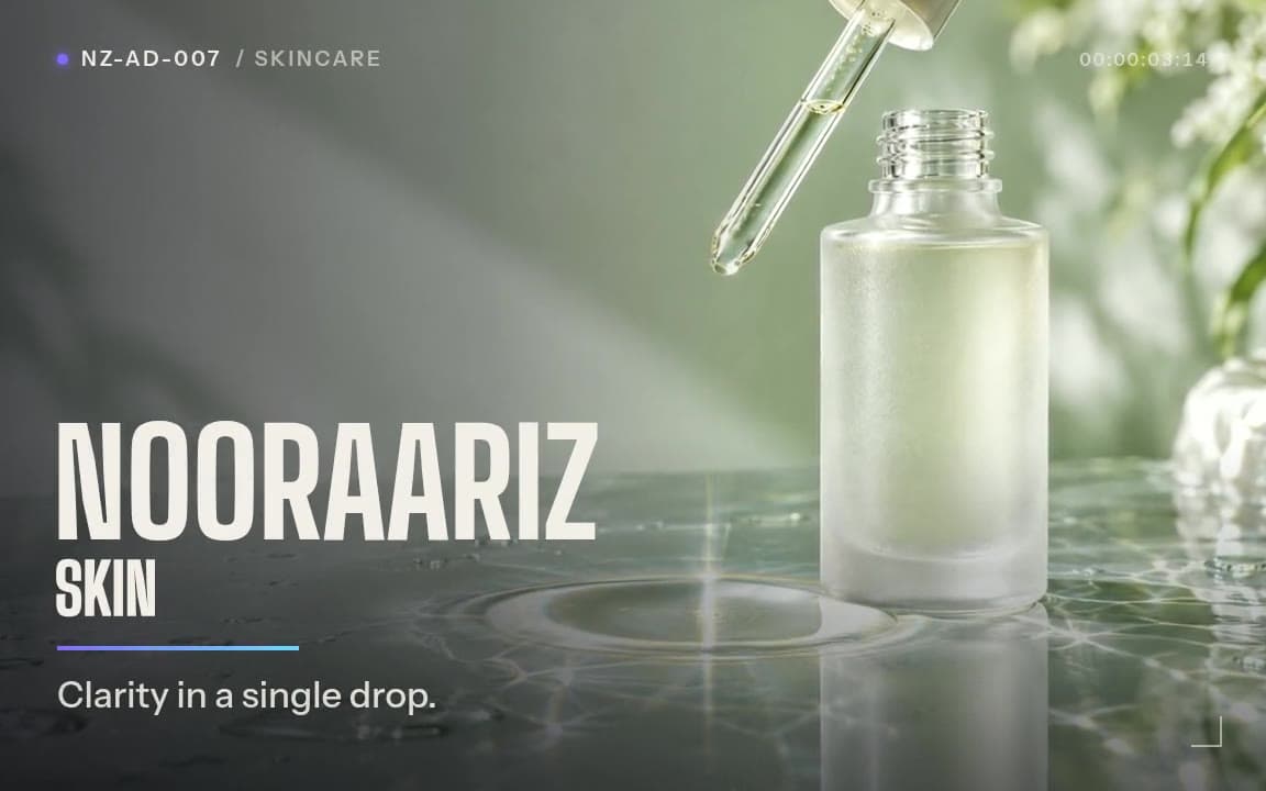 NOORAARIZ SKIN ad poster